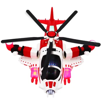 Детская игрушка самолет для малышей 1-3 лет, электрический вертолет для мальчиков, истребитель из пластика
