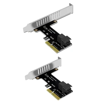 Адаптер PCI E для SFF-8643 Адаптер PCI-EX4 / X8 / X16 PCIE X4 для твердотельного накопителя с картой расширения SFF8643