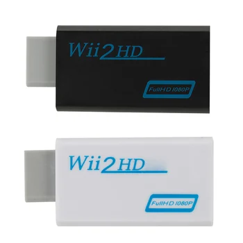 Конвертер, совместимый с WII в HDMI, Адаптер HD 1080P Wii 2, аудиосистема 3,5 мм для ПК HDTV