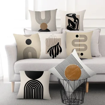 Креативный чехол для подушки с абстрактным рисунком, домашний декор, наволочка для украшения дивана, Наволочка