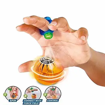 Забавные магнитные шарики на кончиках пальцев, игрушка для снятия стресса, Волшебный шар, игрушки, управляемый пальцами Индукционный вращающийся шар с игрушкой для детей