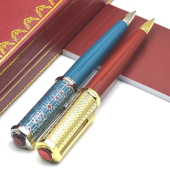 Металлическая шариковая ручка Ca Santos-Dumont высокого качества AAA, уникальный дизайн, канцелярские принадлежности, шариковые ручки для письма с серийным номером