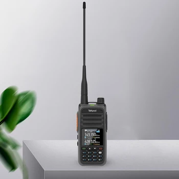 A36plus UHF/VHF/AM/FM Портативная рация, Многофункциональное Многополосное устройство Walky Talky С цветным дисплеем, Коммуникатор емкостью 2000 мАч