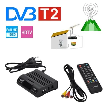 Pantesat HD99 FTA HEVC 265 10-битный DVB T2 Цифровой ТВ-тюнер Тв-ресивер Full HD DVBT2 Телеприставка С DVB C