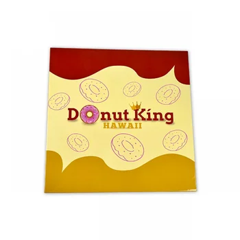 индивидуальный дизайн, Разлагаемый Пользовательский Логотип, Художественные бумажные коробки для пищевых продуктов, Упаковка для пончиков