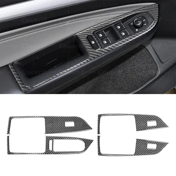 Для Volkswagen VW Golf 8 R GTI MK8 Кнопка включения стеклоподъемника из углеродного волокна, Декоративная наклейка, наклейка для отделки крышки, Аксессуары
