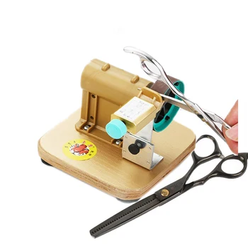 Парикмахерская Машинка для самошлифования ножниц с плоскими ножницами, полировщик для зубных ножниц, шлифовальная машина для портных, точилка для инструментов
