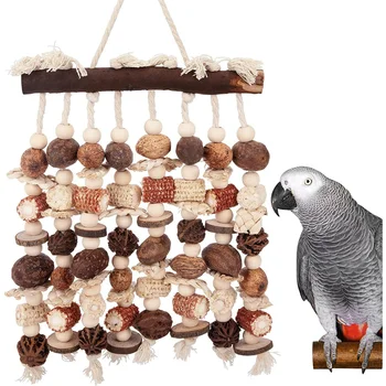 Большой попугай, жевательная игрушка из ткани, принадлежности для птиц, Бытовая техника, аксессуары для птичьих клеток, Серый попугай Ара, игрушки для птиц