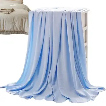 Легкое охлаждающее одеяло, Тонкое летнее стеганое одеяло, легкое и тонкое охлаждающее одеяло из бамбукового волокна, приятное для кожи, дышащее