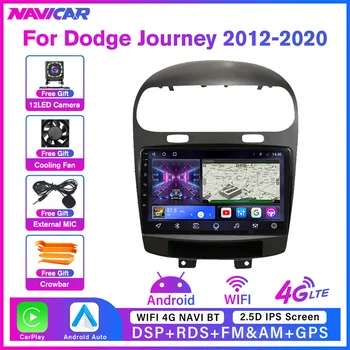 NAVICAR 2Din Android10.0 Автомагнитола Для Dodge Journey Fiat Leap 2012-2020 GPS Навигация Авторадио Стереоприемник Автомобильное Видео