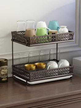 Подставка для чашек, подставка для стаканов для воды, Ящик для хранения, сливной стеклянный шкаф для чайных чашек, настольная кофейная чашка Nordic