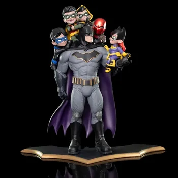 Qmx Аутентичная Серия Q-master Dark Knight Семья Бэтмена Американская Сцена Стереостатья Ручной Работы Ограниченные Коллекции Рождественских Подарков