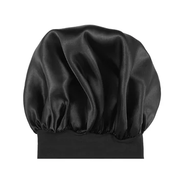 Широкая боковая спальная шапочка, повязка на голову для девочек, черная химиотерапия с высокой устойчивостью