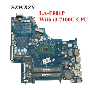 Восстановленная Материнская плата для ноутбука HP 15-BS LA-E801P 924749-601 924749-501 924749-001 с процессором i3-7100U DDR4