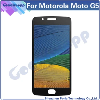 Для Motorola Moto G5 XT1672 XT1676 ЖК-дисплей, сенсорный экран, дигитайзер, сборка, замена запчастей
