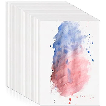 1 комплект белой акварельной бумаги 300 гсм, альбом для рисования акварелью для детей и взрослых художников (5 X 7 дюймов)