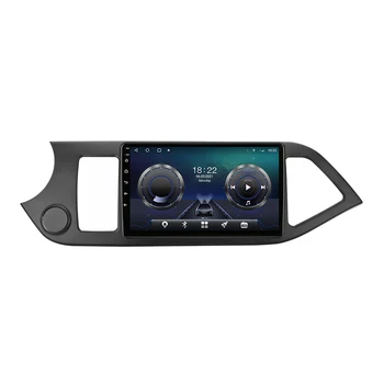 Автомобильный мультимедийный плеер DamaoTek Autoradio Android 12.0 с полным сенсорным управлением для Kia Morning 2011 - 2016 Навигация GPS WIFI 4G