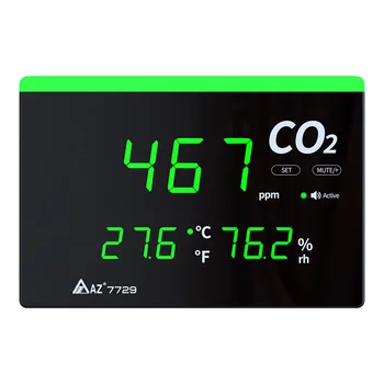 AZ7729 Измерители температуры углекислого газа CO2 для столов и воздуха в помещении AZ-7729