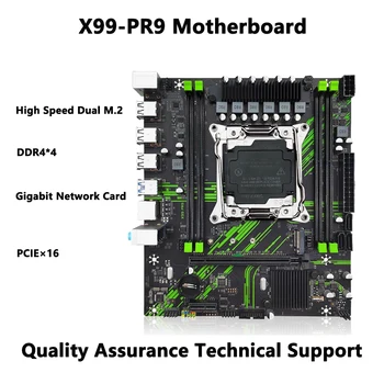 НОВАЯ материнская плата X99 PR9 LGA 2011-3 Поддерживает процессор Intel Xeon v3/v4 128 ГБ оперативной памяти DDR4 для настольных ПК USB3.0 NVME/SATA M.2