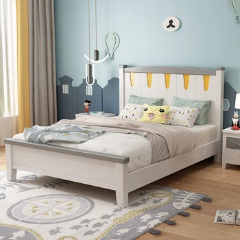 Корейская белая детская кровать, деревянная многофункциональная кровать для малышей, Индивидуальная мебель для спальни Beliche Infantil MQ50CB