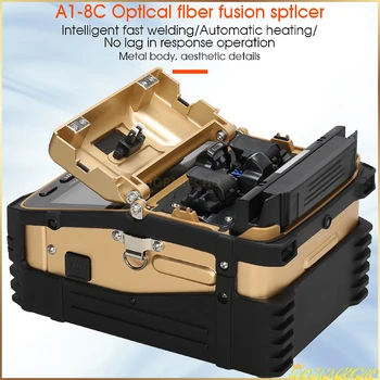 Многоязыковой аппарат для сращивания оптического волокна AI-8c FTTH С функцией оптического измерителя мощности VFL Высокое качество
