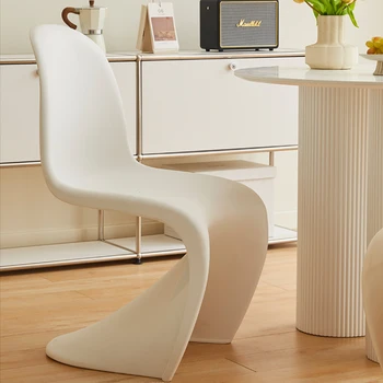 Пластиковые обеденные стулья Скандинавский современный стул со спинкой, Многофункциональный креативный легкий Роскошный обеденный стул, Мебель для гостиной, Мебель для дома