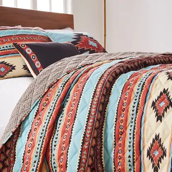 Высоко оцененный комплект одеял Rock Boho Southwestern Twin / XL, состоящий из 2 предметов, необыкновенно уютное роскошное мягкое одеяло для спальни.