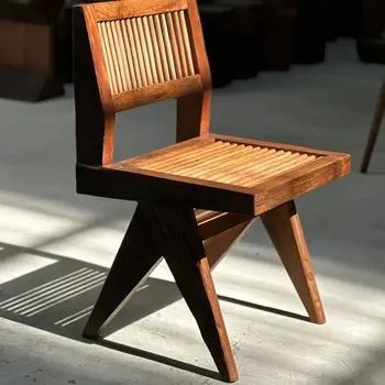 Старое деревянное кресло ESG ручной работы, предназначенное для переработки, Кресло для гостиной, диван Easy Wabi Sabi MCM Furniture