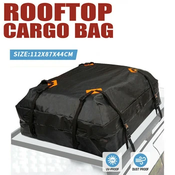 112x87x44 см Оксфордский ящик для крыши автомобиля, сумка для крыши, Водонепроницаемая сумка для хранения багажа на крыше, водонепроницаемая дорожная сумка для внедорожников
