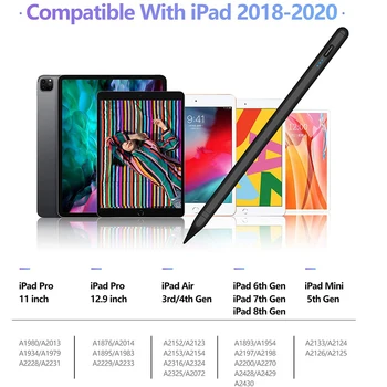 Стилус для iPad Pencil Apple Pencil 2 1 для iPad 7th 8th 11 12.9 2018 для iPad Air 4 3 Mini 5 7.9 10.2 2019 Аксессуары для iPad