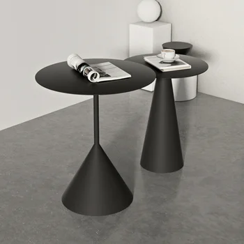 Легкий роскошный креативный приставной столик, Маленький круглый журнальный столик, Комбинированные диванные столики, чайный столик, магазин молочного чая, Маленькие столики