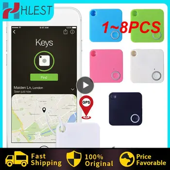 1-8 шт. Мини-плиточный коврик GPS Bluetooth-совместимый трекер для поиска ключей, локатор, устройство отслеживания с защитой от потери, автомобильный GPS-трекер, ошейник для собак
