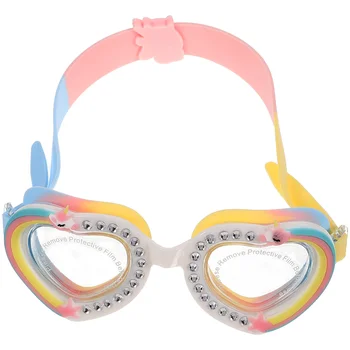 Очки для плавания для детей в форме сердца, очки для плавания, детские очки для плавания, удобные очки для плавания