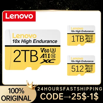 Оригинальная Карта Lenovo Card 2TB TF SD Card 1TB 512GB 256GB 128GB A2 U3 Карта Памяти Cartao De Memoria Для Nintendo Switch Новая