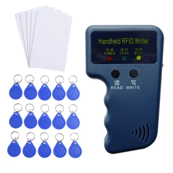 Ручной RFID-копировальный аппарат 125 кГц, устройство для чтения идентификационных карт, устройство записи дубликатора карт контроля доступа