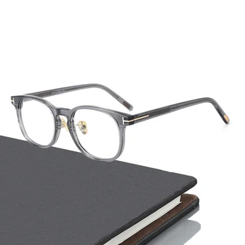 Винтажные Ацетатные Квадратные очки для мужчин и женщин, Оптическая близорукость, Оправа для очков по рецепту роскошного бренда Eyewear Oculus