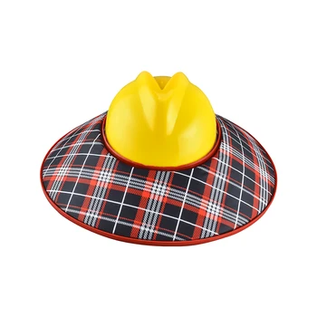 Веерная шляпа Шляпа с полями Кольцо для зарядки можно надеть на защитный шлем с сильным ветром и длительной выносливостью Летняя прохладная шляпа от солнца