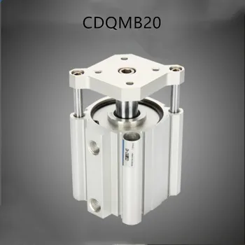 пневматический цилиндр типа smc CQMB/CDQMB диаметр 20 мм ход 5/10/15/20/25/30/35/40/45/50 мм компактная направляющая штока компоненты пневматического цилиндра