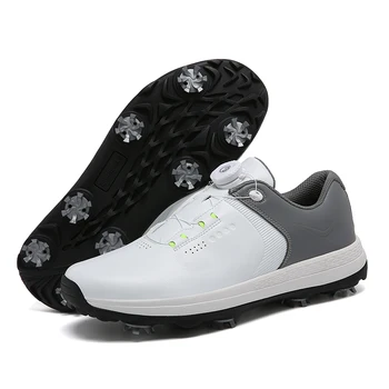 Fniadia, высококачественная мужская обувь для гольфа с гвоздями, удобные легкие мужские кроссовки для гольфа, новые противоскользящие дышащие ботинки для гольфа